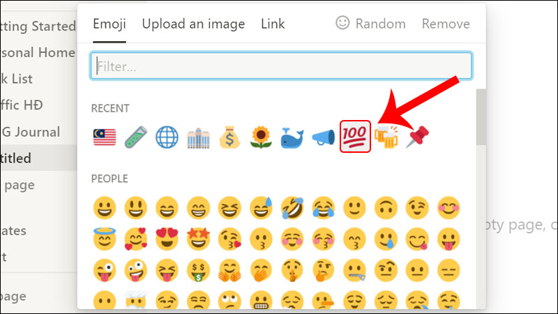 Chọn icon mà bạn thích