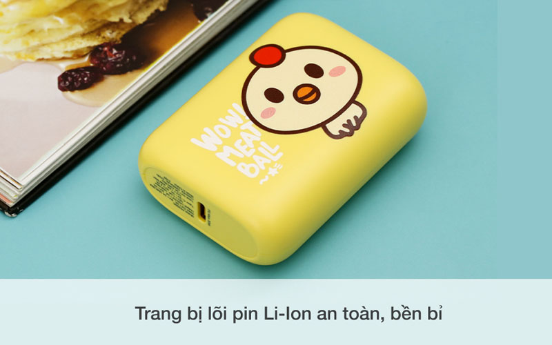 Có lõi pin Li-Ion chất lượng