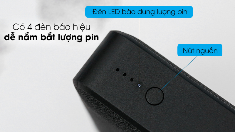 Mophie Powerstation XXL sở hữu đèn LED báo hiệu lượng  pin tiện lợi