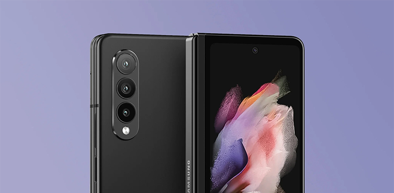 Cụm 3 camera sau 12 MP của Galaxy Z Fold3