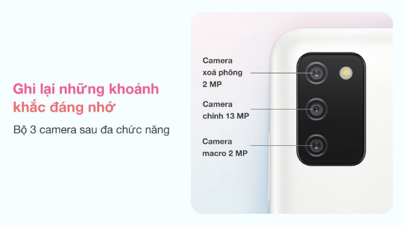 Bộ 3 camera sau đa chức năng