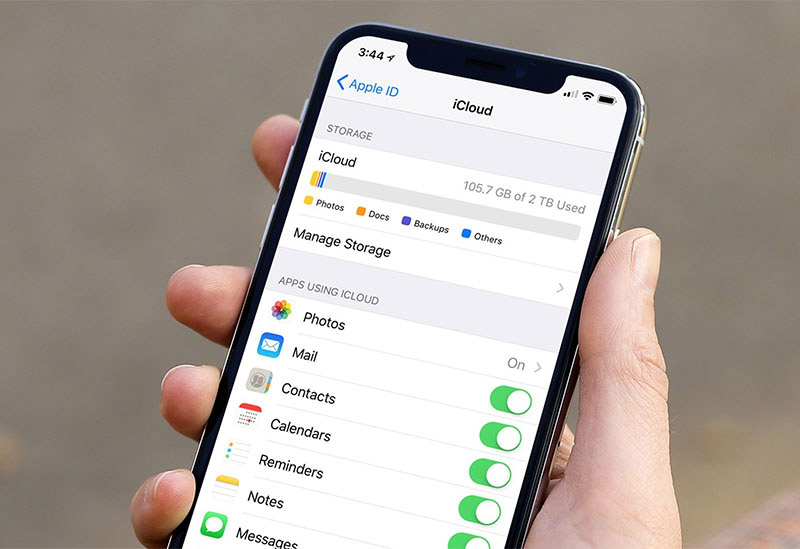 Đăng nhập iCloud trên thiết bị