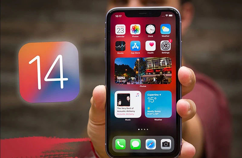 iPhone 12 Pro Max sử dụng phiên bản iOS 14