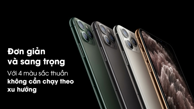 Các phiên bản màu của iPhone 11 Pro Max