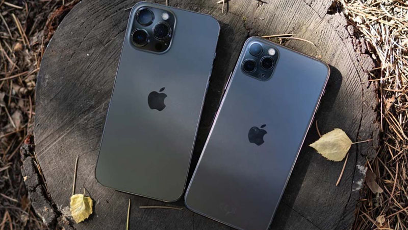 iPhone 13 Pro Max có kích thước nhỉnh hơn so với iPhone 11 Pro Max