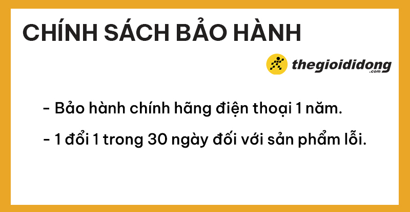 Chính sách bảo hành tại Thế Giới Di Động