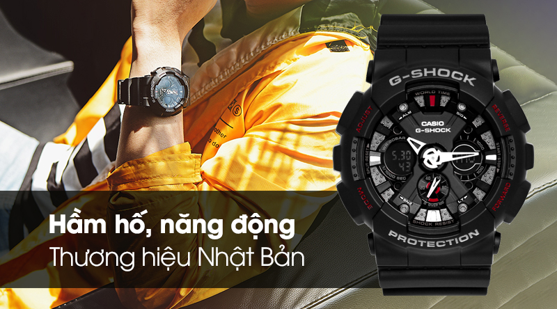 Ảnh minh họa đồng hồ nam G-SHOCK GA-120-1ADR