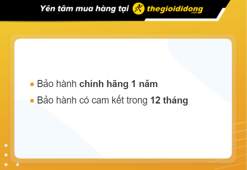 Chính sách bảo hành đồng hồ thanh lý tại Thế Giới Di Động