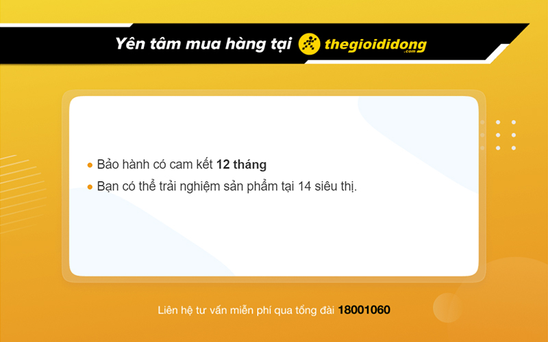 Chế độ bảo hành chuột Corsair khi mua tại Thế Giới Di Động