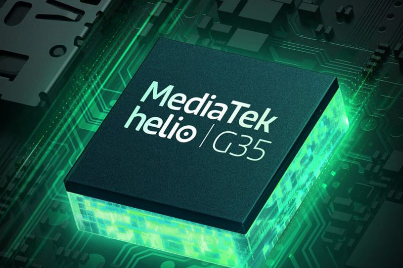 Được cung cấp sức mạnh bởi chip MediaTek Helio G35 8 nhân