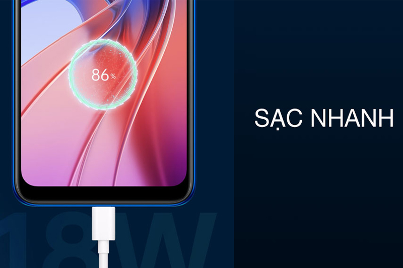 Có chế độ tiệm kiệm pin và sạc nhanh