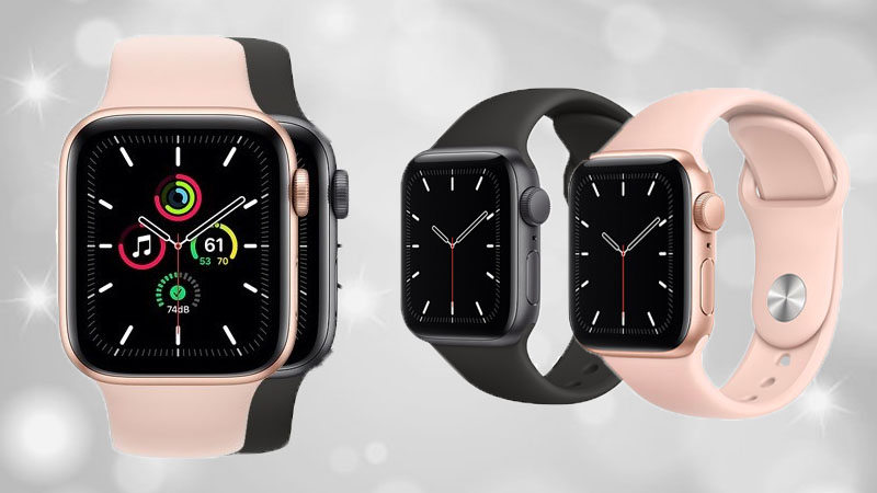 Apple Watch SE 40mm với thiết kế viền nhôm dây cao su giúp tăng độ chắc chắn