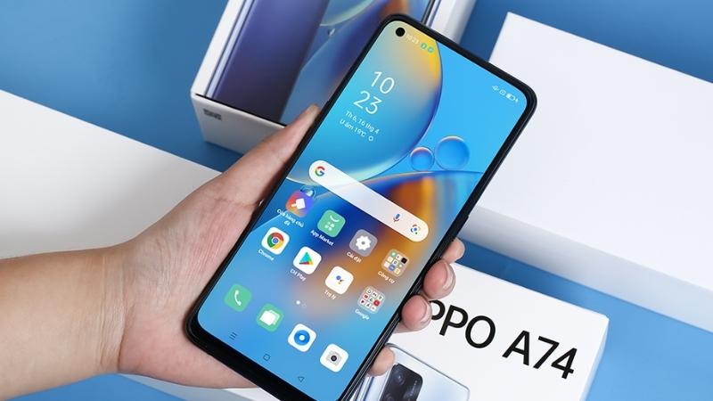 OPPO A74 tối ưu hơn về pin điện thoại