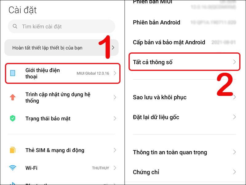 Cách kiểm tra số IMEI trong Cài đặt