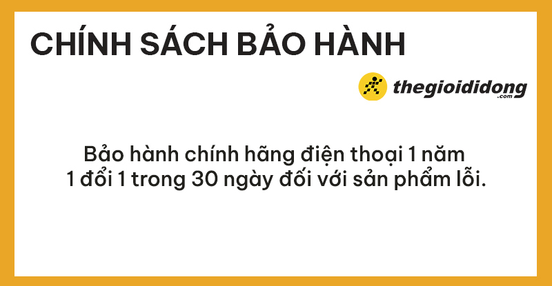 Hưởng các chính sách bảo hành khi mua sắm tại Thế Giới Di Động