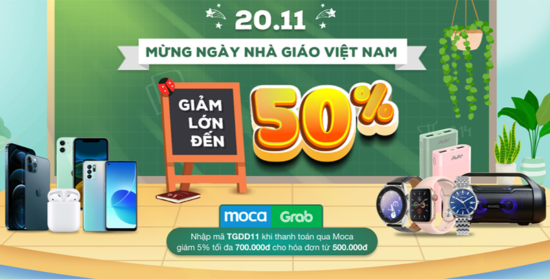 Khuyến mãi ngày Nhà Giáo Việt Nam