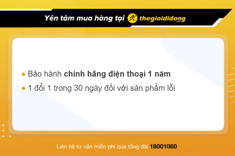 Chính sách bảo hành của TGDĐ