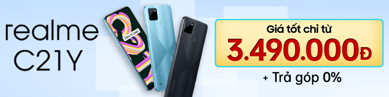 Chính sách đi kèm khi mua điện thoại Realme C21Y