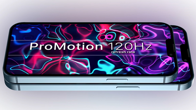 iPhone 13 Pro được nâng cấp lên tần số quét 120 Hz với tính năng ProMotion