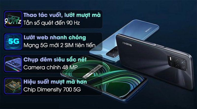 Tổng quan về cấu hình điện thoại Realme 8 5G