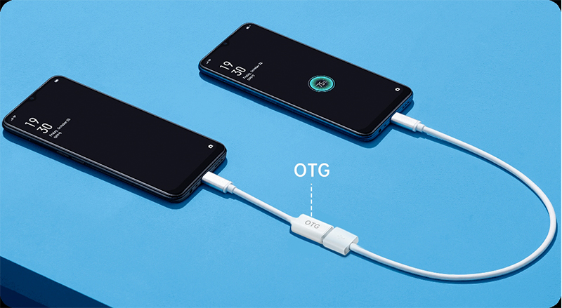 Sạc ngược qua dây OTG