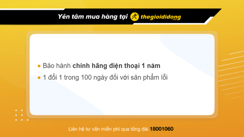 Chính sách bảo hành điện thoại Itel tại Thế Giới Di Động