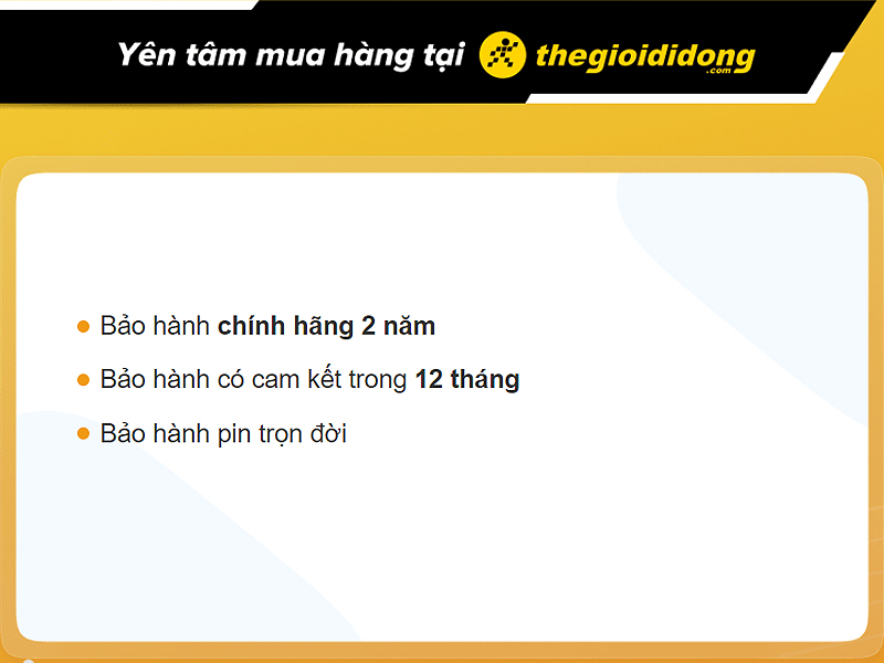 Chính sách bảo hành đồng hồ tại Thế Giới Di Động