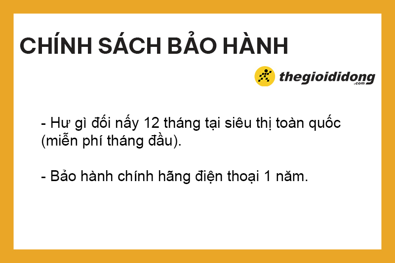 Chính sách bảo hành của TGDĐ