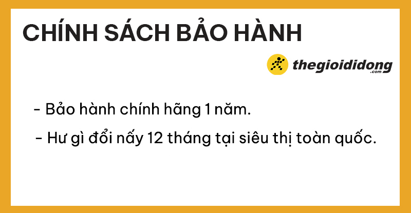 Chính sách bảo hành hấp dẫn tại Thế Giới Di Động