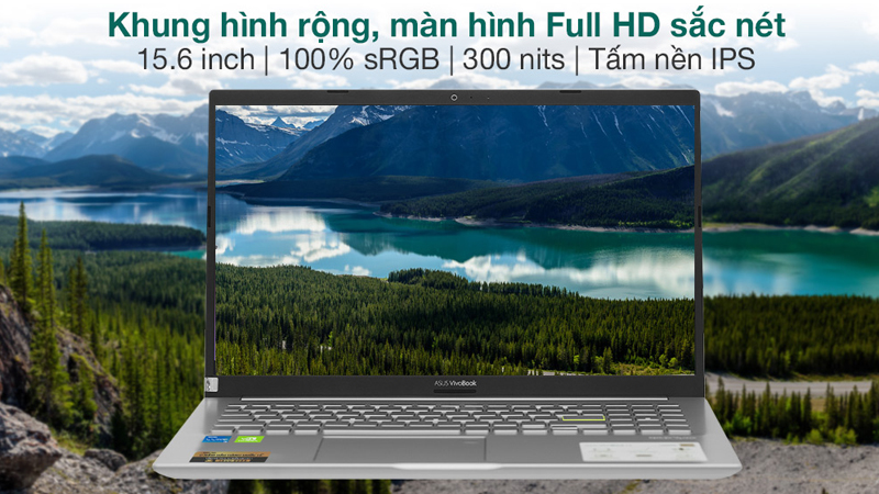 VivoBook có màn hình lớn cung cấp không gian làm việc đa nhiệm