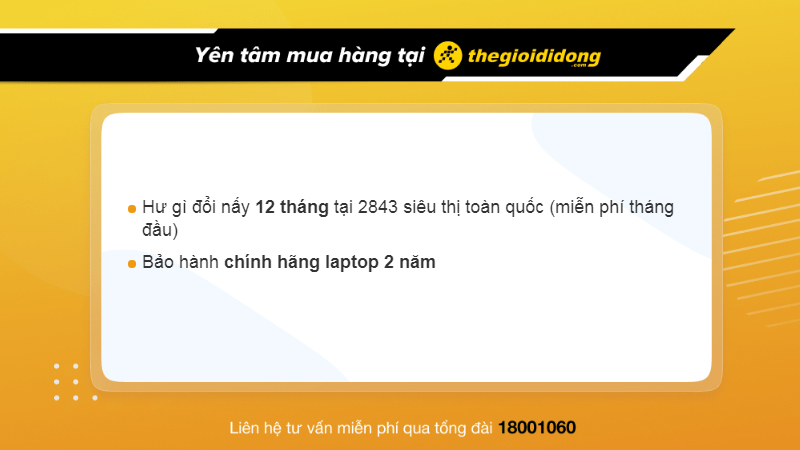 Chính sách bảo hành hấp dẫn