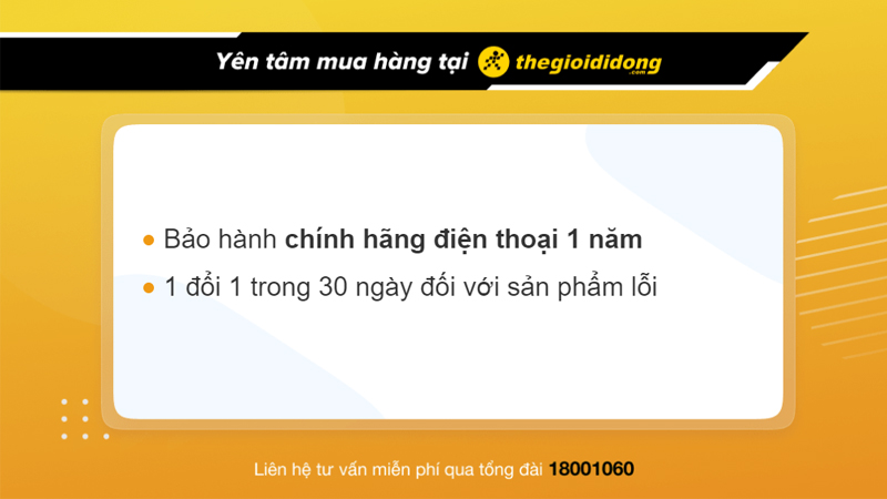 Chính sách bảo hành siêu hấp dẫn của Thế Giới Di Động