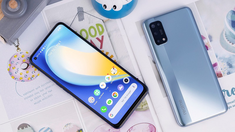 Kích thước thân máy của Realme 7 là 162.3 x 75.4 x 9.4 mm