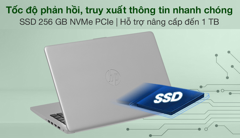 Máy còn được trang bị ổ cứng 256 GB SSD 