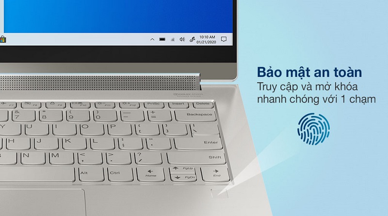 Lenovo Yoga 9 14ITL5 trang bị bảo mật vân tay an toàn
