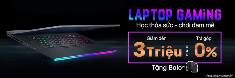 Xem thông tin chương trình ưu đãi laptop gaming tại đây