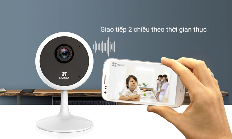 Camera EZVIZ hỗ trợ đàm thoại hai chiều