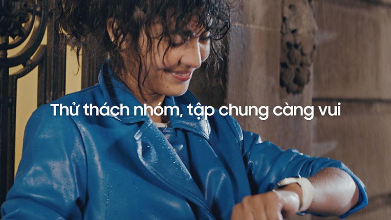 Galaxy Watch 4 còn có tính năng “thử thách nhóm” với các thử thách đi kèm
