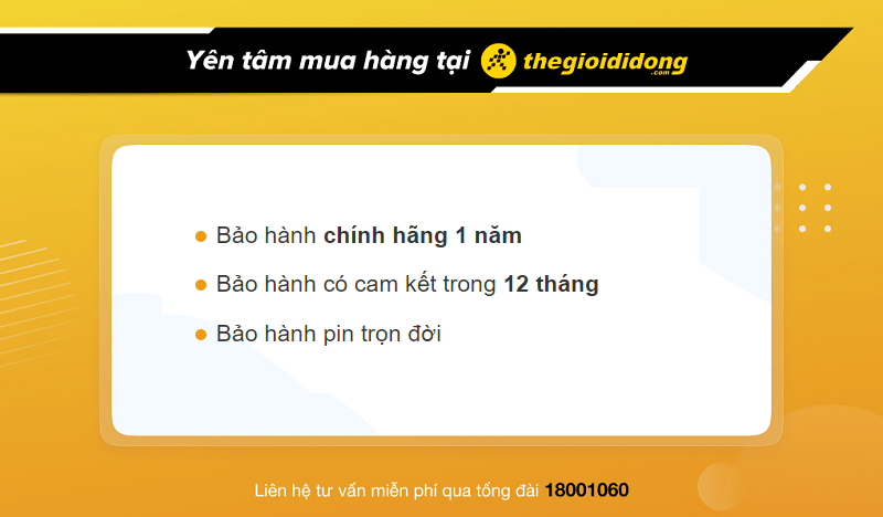 Chính sách bảo hành của Thế Giới Di Động