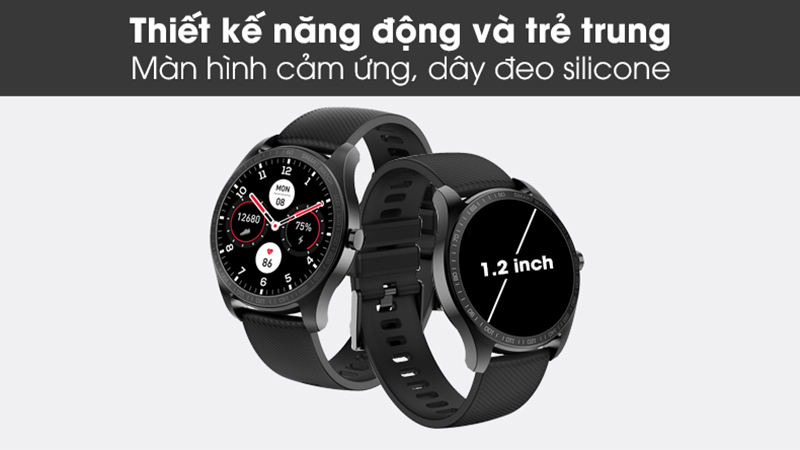 Đồng hồ BeU Watch KW111 mang thiết kế trẻ trung cùng dây đeo êm ái