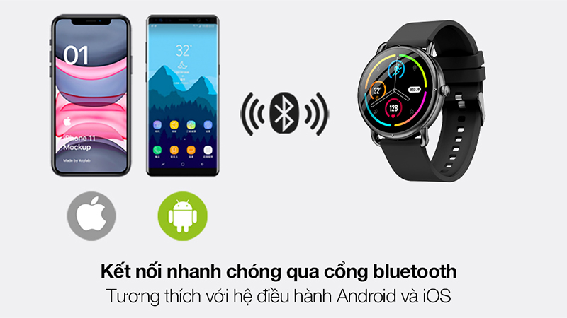 Khả năng kết nối kết nối bluetooth 5.0 với điện thoại của BeU Sporty 1