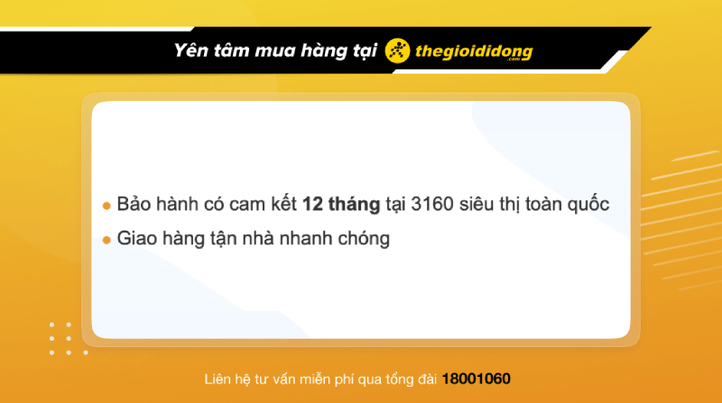 Chính sách bảo hành tai nghe tại Thế Giới Di Động