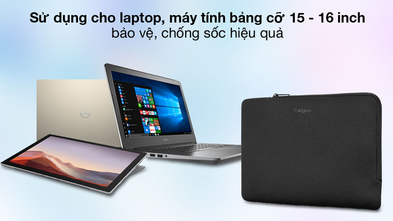 Túi chống sốc Laptop 15.6 inch Targus Multi-Fit TBS652GL-70