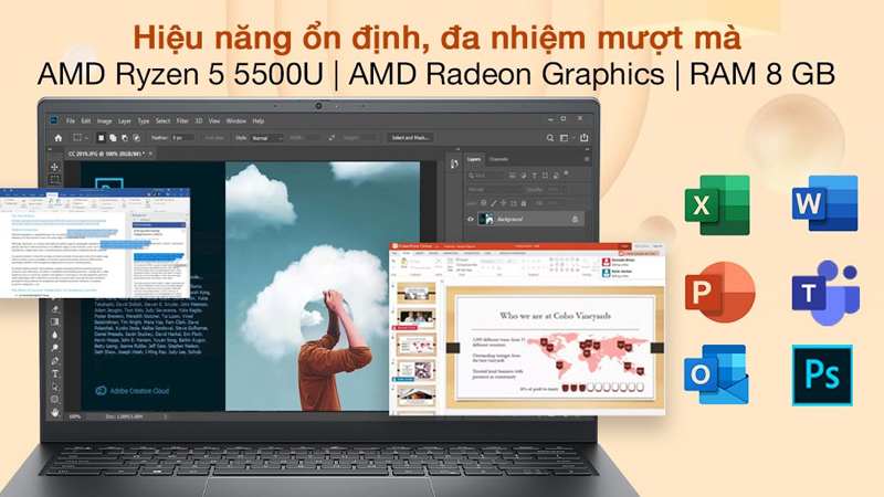 Laptop có hiệu năng ổn định