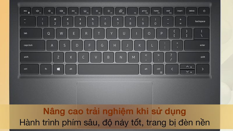 Bàn phím laptop được trang bị đèn nền