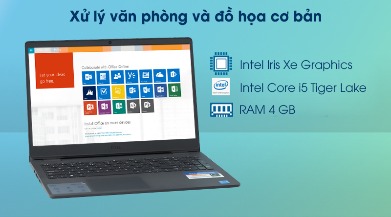 Cấu hình mạnh mẽ, xử lí tốt các tác vụ văn phòng