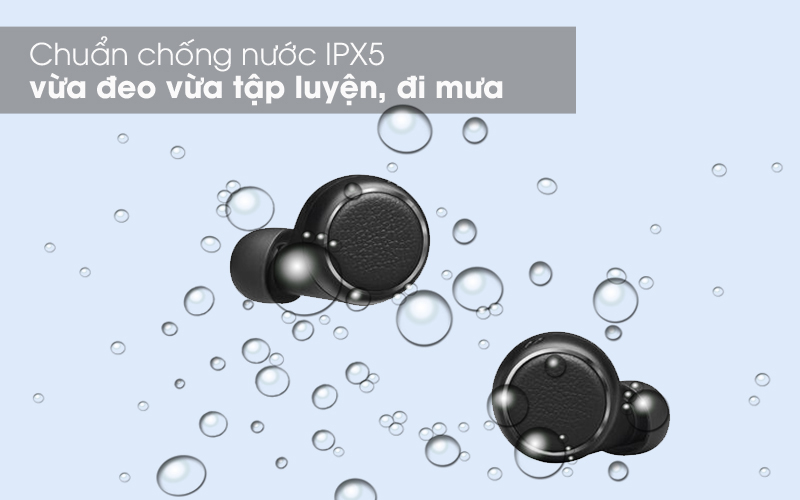 Tai nghe đạt chuẩn kháng nước IPX5