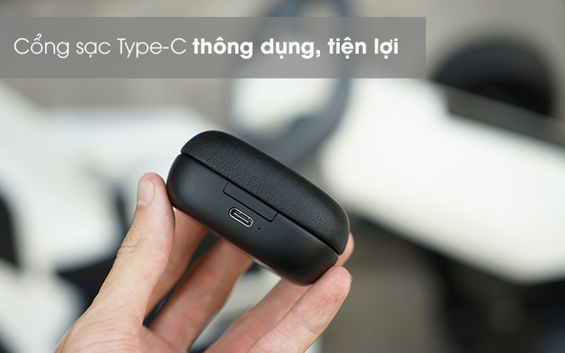 Tai nghe có cổng sạc Type-C thông dụng