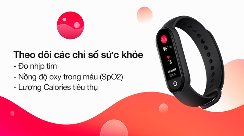 Được trang bị tính năng cảm biến SpO2