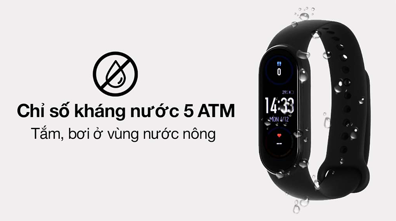 Chỉ số kháng nước đạt 5 ATM